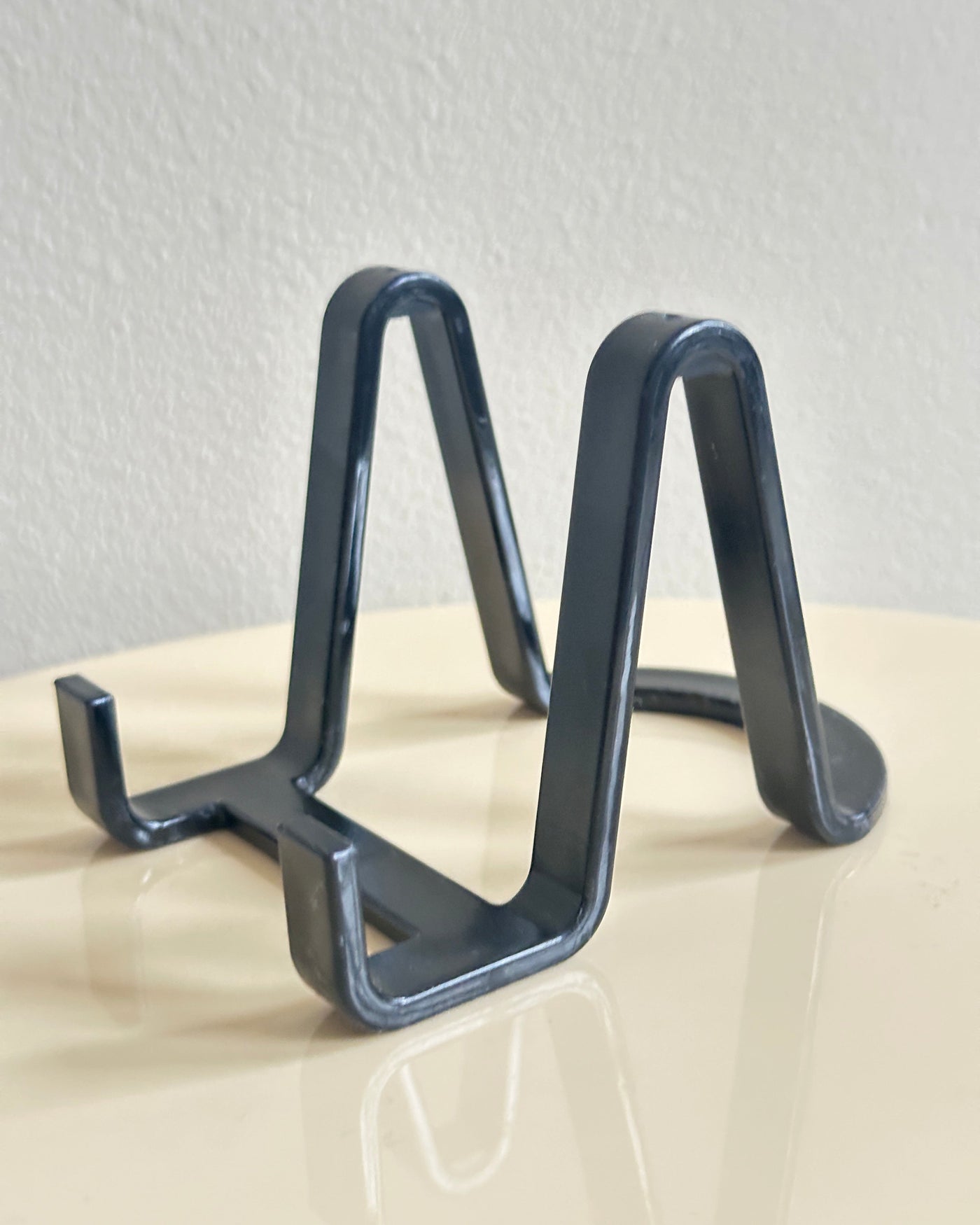 Standaard voor keramieken bordjes & tegels - goud, zwart & zilver